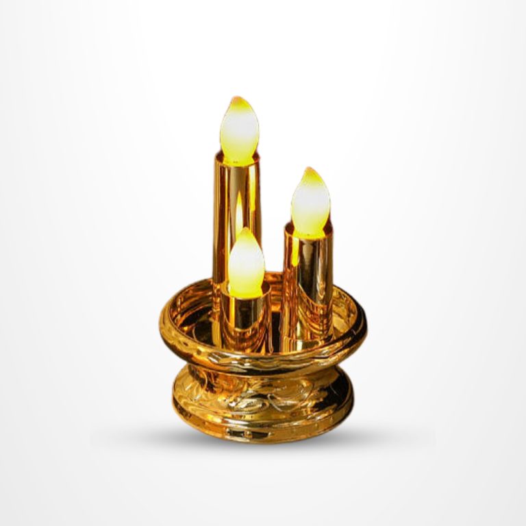 LED Flameless Triple Candle Lamp Decorative Night Light