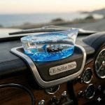 Liquid Wave Floating Cruise Ship Decoration for Desk and Car Dashboard