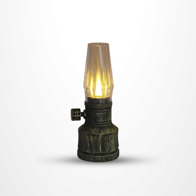 Retro LED Oil Lamp Decorative Night Light