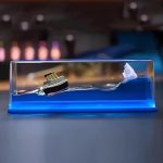 Titanic Cruise Ship Floating Liquid Motion Showpiece – Car Dashboard & Home Decor Gift Item - Image 2
