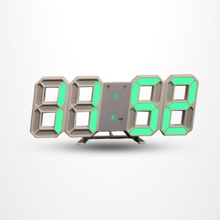 3D LED Digital Wall Clock with Multi Color Display available at E-Seller BD