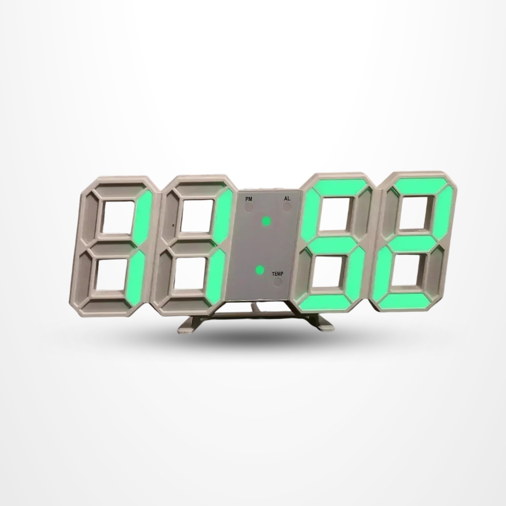 3D LED Digital Wall Clock with Multi Color Display available at E-Seller BD 3D LED Digital Wall Clock with Multi Color Display available at E-Seller BD