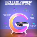Smart RGB Alarm Clock Speaker Lamp available at E-Seller BD