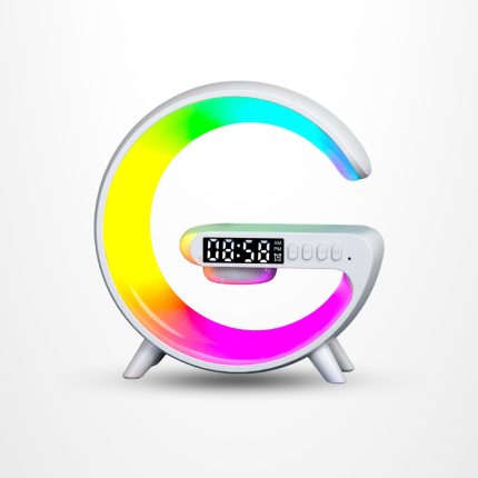 Smart RGB Alarm Clock Speaker Lamp available at E-Seller BD