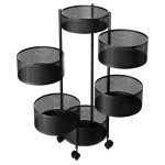 6 Layer Kitchen Rack – Square & Round Shape Multi-Purpose Storage Organizer - Image 2