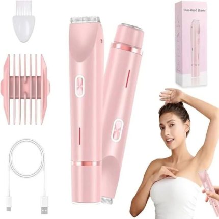 2-in-1 Rechargeable Ladies Trimmer and Shaver