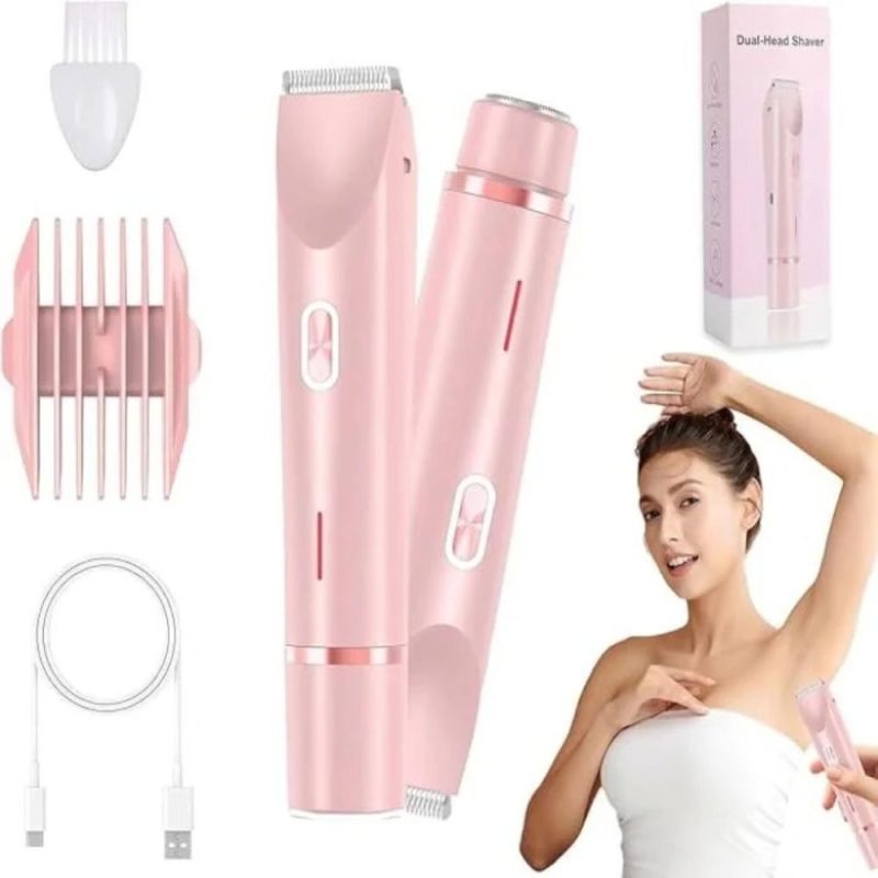 2-in-1 Rechargeable Ladies Trimmer and Shaver