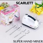 7-Speed Electric Hand Mixer and Egg Beater with Stainless Steel Attachments