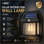 BK-888 Solar Rechargeable Motion Sensor Wall Lamp
