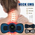 TENS EMS Mini Massager with 6 Modes and 10 Intensity Levels